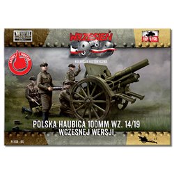 100mm Polish wz. 14/19 Howitzer, Early Version - 1/72 Plastic model kit