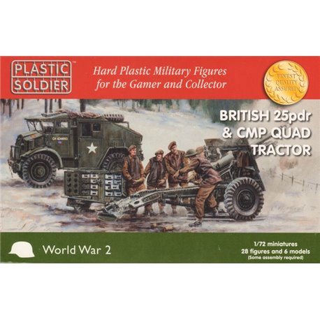 1/72nd British 25pdr and CMP Quad Tractor 