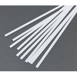 Plastic Strips 0.010in x 0.156in (10) (0.254 mm x 3.9624 mm)