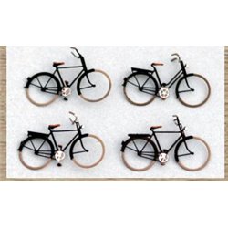 4 x Traditional Bicycles - Unpainted