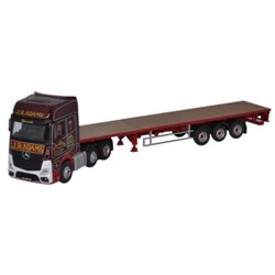 Mercedes Actros GSC Flatbed Trailer J R Adams