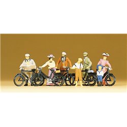 Cycling figures 1900's (7) Exclusive Figure Set