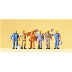 Track Workers (6) with Tools Standard Figure Set