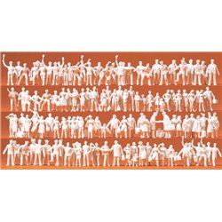 Railway Personnel/Passengers (120) Unpainted Figures