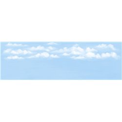 Large Sky with cumulus cloud 228mm x 737mm (9in x 29in)