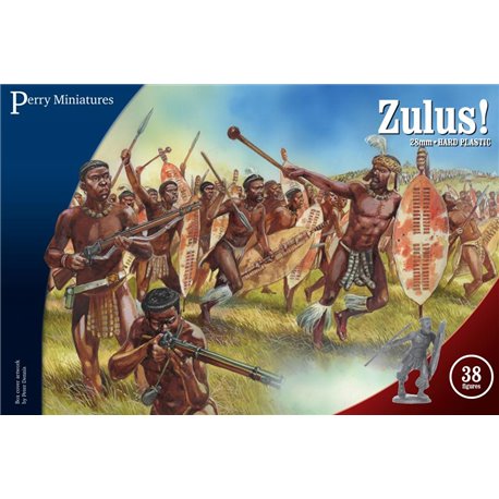 Zulus! - 38 Hard plastic miniatures
