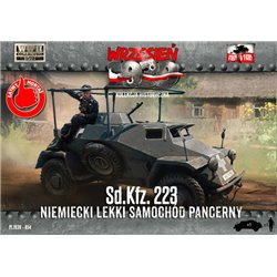 Sd.Kfz.223 German Light Armored Car - 1/72 Plastic model kit