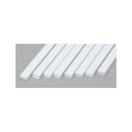Plastic Strips 0.080in x 0.125in (8) (2.032 mm x 3.175 mm)