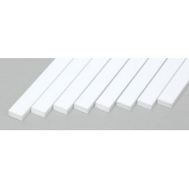 Plastic Strips 0.080in x 0.188in (8) (2.032 mm x 4.7752 mm)