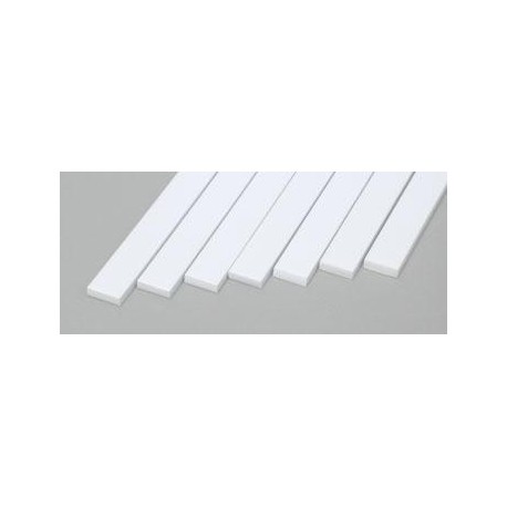 Plastic Strips 0.080in x 0.250in (7) (2.032 mm x 6.35 mm)