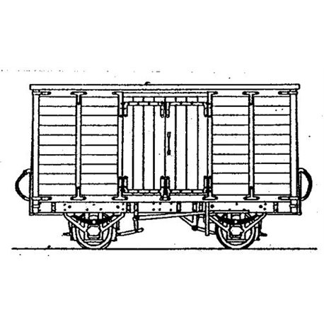 Tralee and Dingle Railway Covered Goods Van Kit