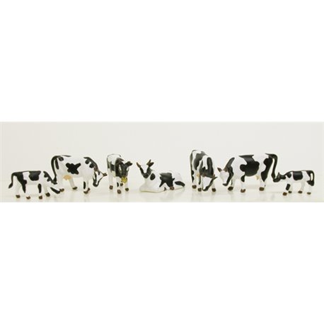 Black & White Cow & Calves (6)