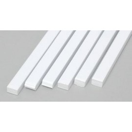 Plastic Strips 0.125in x 0.188in (6) (3.175 mm x 4.7752 mm)