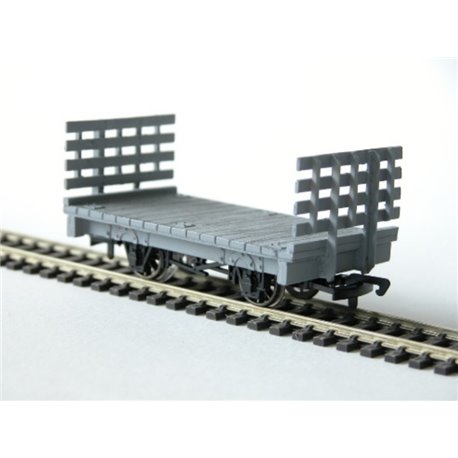 General Merchandise Flat Waggon with Slatted Ends