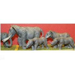 Elephants & Rhinos (OO Scale 1/76th)