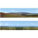 Coast Pack A OO Gauge 15" High Backscene