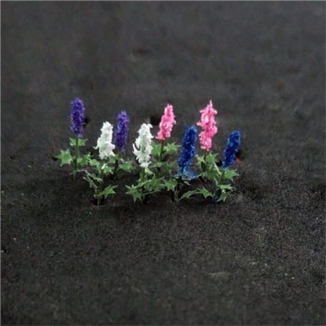 N Gauge Delphiniums (12)