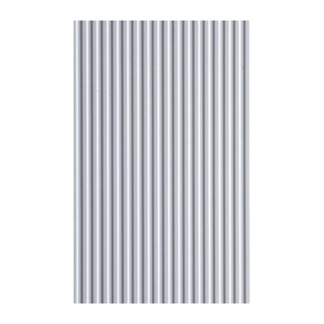 Corrugated Metal Siding 0.125 x 0.045 in (3.175 x 1.143 mm)