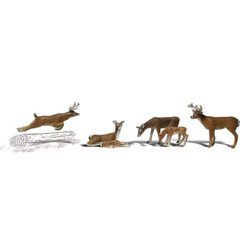 O Scale Deer(6) by Woodland scenics