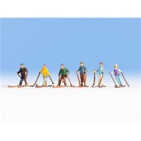 Skiers (6) Figure Set