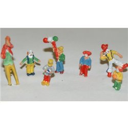 Circus Clown Figures - Unpainted