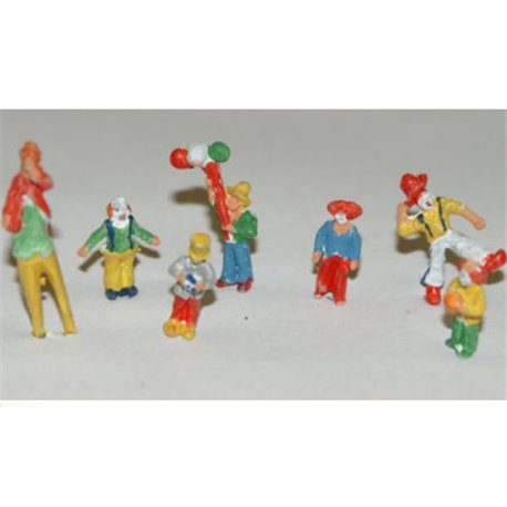 Circus Clown Figures - Unpainted