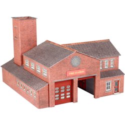 N Scale Fire Station