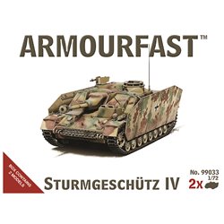 Sturmgeschutz IV (x2) 1/72 Tank plastic kit (DE)