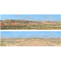 Desert OO gauge 15" High Backscene Pack A