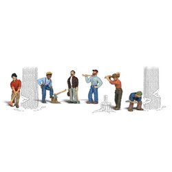 O Lumberjacks(6) Six Men by Woodland scenics