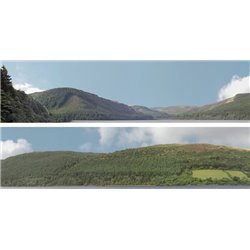 Forest hills OO gauge Backscene (15"x10’) pack A PREMIUM PRINT !