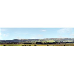 Hills & Dales New Sky OO Backscene 15"x10’ Pack C PREMIUM PRINT !