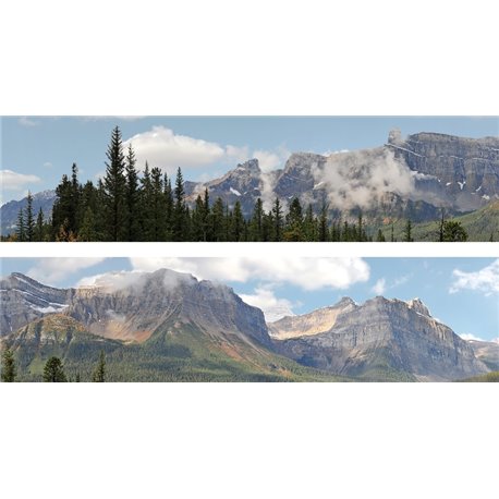 Rockies OO gauge Backscene (15"x10’) Pack A PREMIUM PRINT !