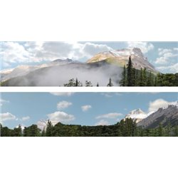 Rockies OO gauge Backscene (15"x10’) Pack B PREMIUM PRINT !