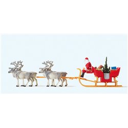Christmas Sleigh (4 x Reindeer)