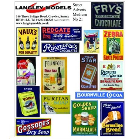 Street advertising signs (Small)