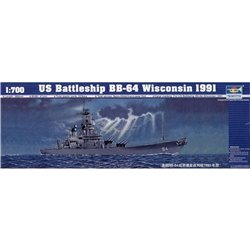 USS Wisconsin BB−64 (1991) 1:700 scale