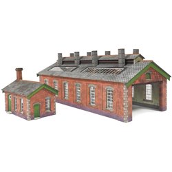 N Scale Double Track Engine Shed