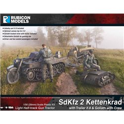 SdKfz 2 Kettenkrad 1:56 scale (28mm) Wargame Plastic Kit