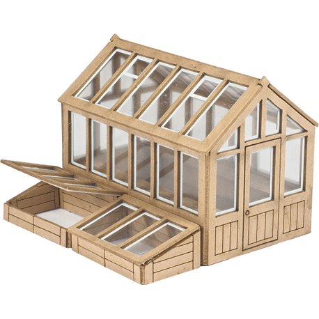 00/H0 Scale Greenhouse