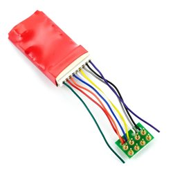 Ruby Series 6 functions Pro DCC Decoder 8 Pin