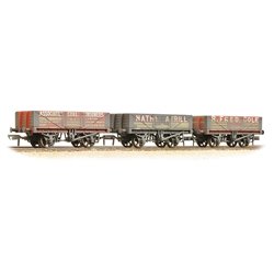 Coal Trader’ Pack 5 Plank Wagons - Weathered (Pack of 3)