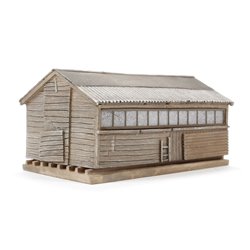 Pendon Grotty Large Shed 80mm x 47mm x 36mm