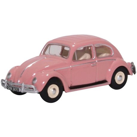 VW BEETLE PINK - UK PLATE