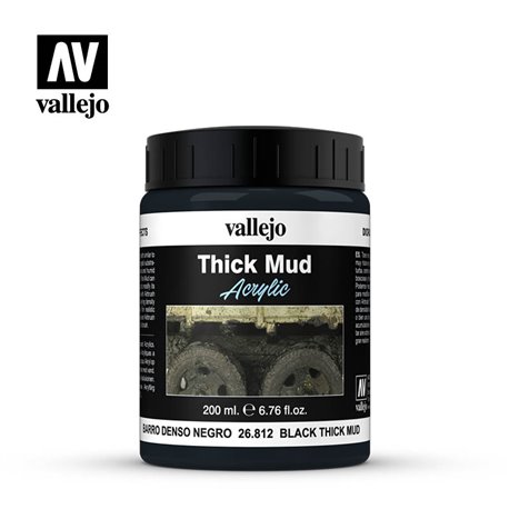 Weathering Effects 200ml - Black Thick Mud