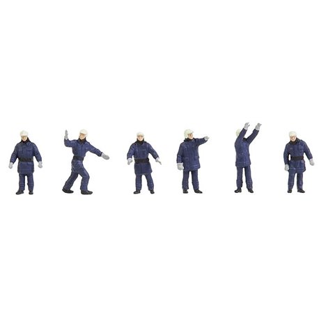 Modern Firemen (6) Figure Set
