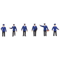 HO Scale Signal Tower Staff (6) Figure Set by Faller