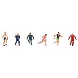 HO Scale Gymnasts/Sportsmen (6) Figure Set by Faller
