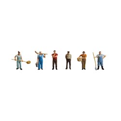 HO Scale Stable Staff (6) Figure Set by Faller