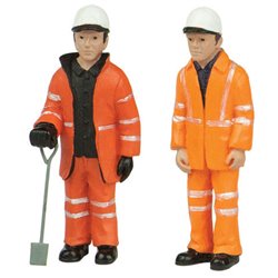 Lineside Workers B - 2 figures set